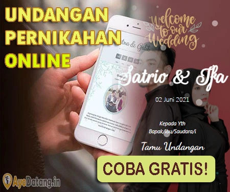 Undangan Pernikahan Online!